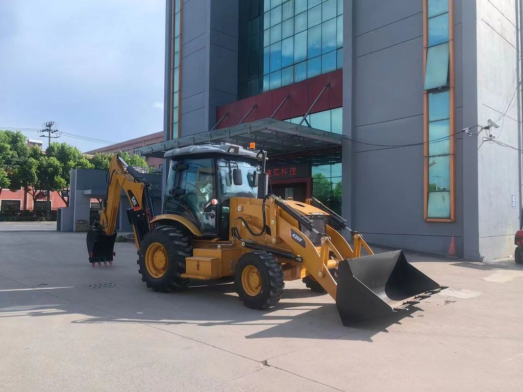 Máy đào cũ Caterpillar CAT420F máy sơn đường/ tay hai máy kéo Nhật Bản máy móc đường trong tình trạng tốt