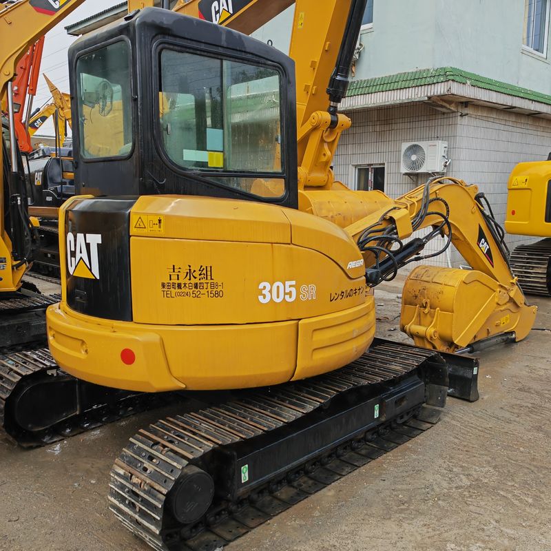 Máy đào CAT đã qua sử dụng Máy đào crawler CAT 305.5SR / Máy đào kỹ thuật xây dựng đã qua sử dụng Máy đào CAT 305SR 5T