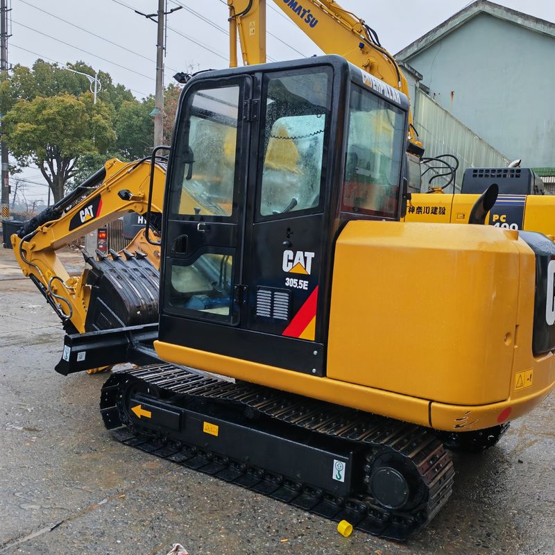 Máy móc kỹ thuật xây dựng sử dụng CAT 305.5E Máy đào 5 tấn sử dụng