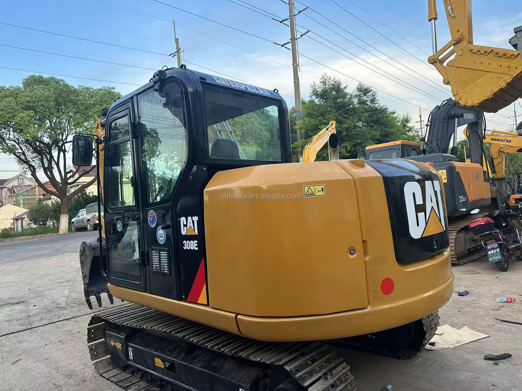 Máy đào Nhật Bản cũ sử dụng cat 308e với động cơ EPA máy móc xây dựng sử dụng cat 308e để bán