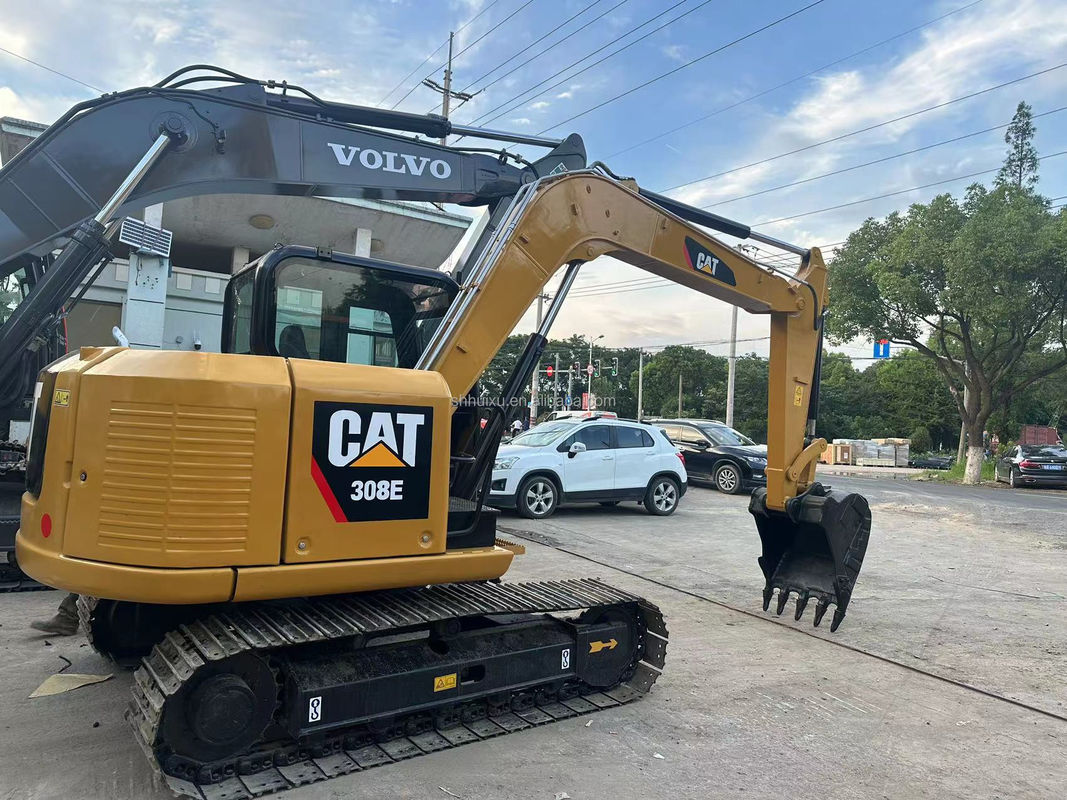 Máy đào Nhật Bản cũ sử dụng cat 308e với động cơ EPA máy móc xây dựng sử dụng cat 308e để bán