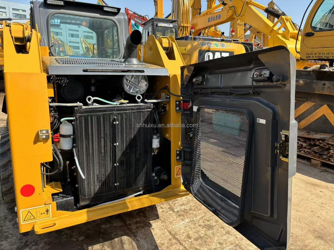 máy trượt sử dụng CAT 246D3 Caterpillar máy đào bánh xe Nhật Bản máy đào bánh xe gốc