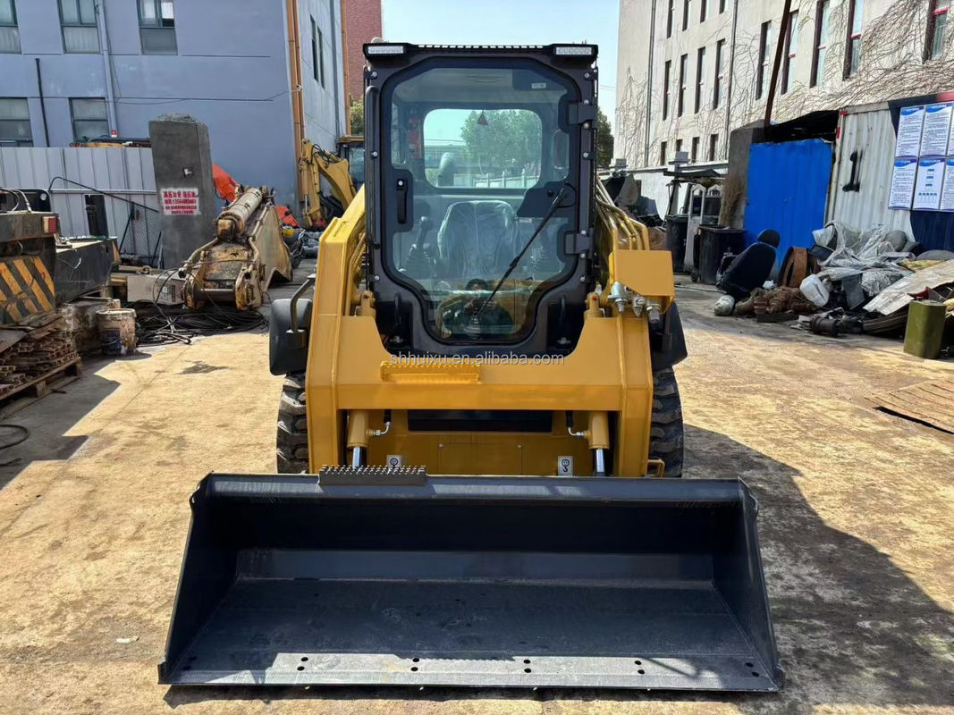 máy trượt sử dụng CAT 246D3 Caterpillar máy đào bánh xe Nhật Bản máy đào bánh xe gốc