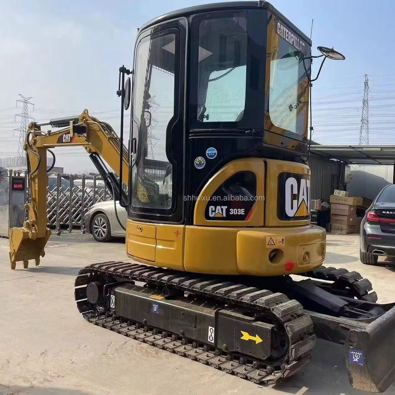 màu vàng mini sử dụng máy đào cat303e để bán