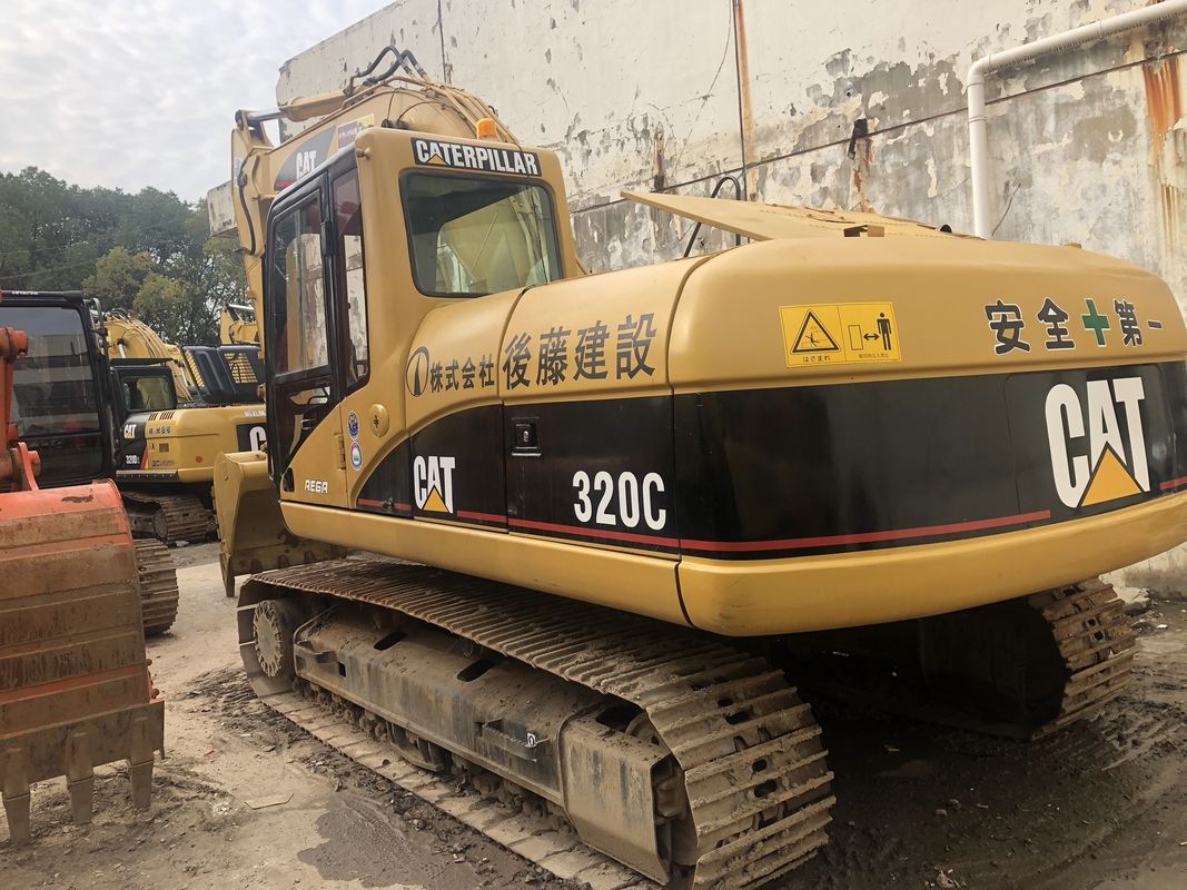 sơn gốc sử dụng máy đào mèo 320d ở Trung Quốc Thượng Hải cũ mèo 320d để bán
