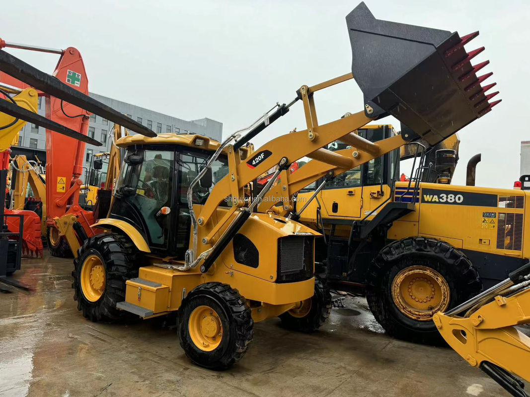 Máy xây dựng cũ cat 420f/ sơn gốc giá rẻ cat 420f để bán