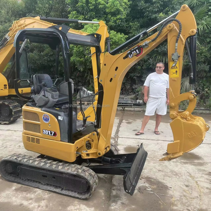 mini excavator sử dụng cat301.7 với đường cao su/thử dụng mini excavator cat301.7 với giá rẻ để bán