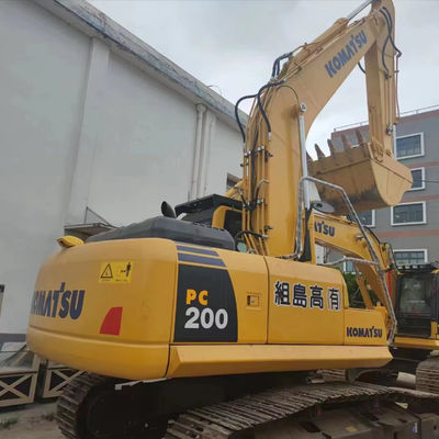 thợ đào crawler cũ sử dụng komatsu pc200/trạng thái tốt với sức mạnh cao thợ đào cũ komatsu pc200 để bán